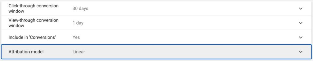 Attribution types for Google Ads conversions